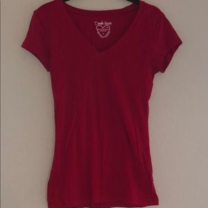 Red V-Neck T-Shirt